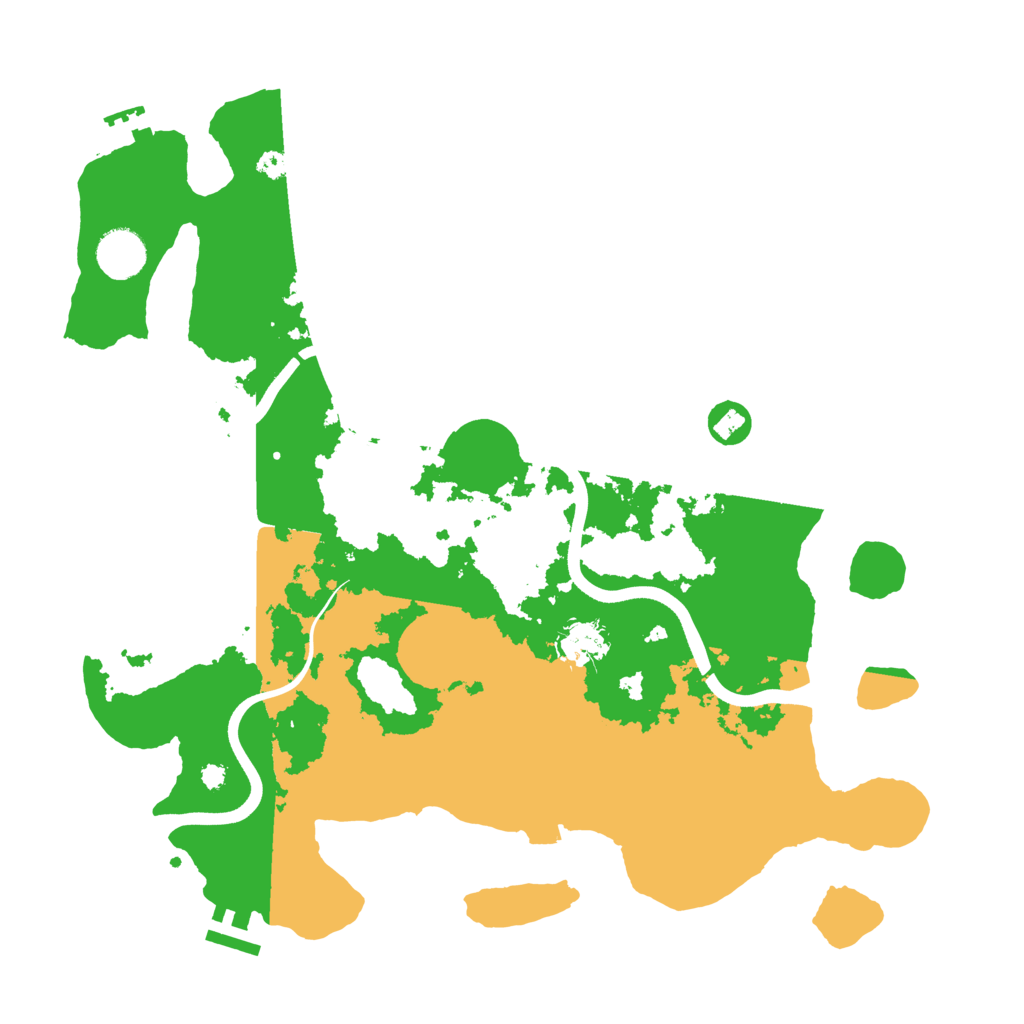 Biome Rust Map: Procedural Map, Size: 3750, Seed: 3841