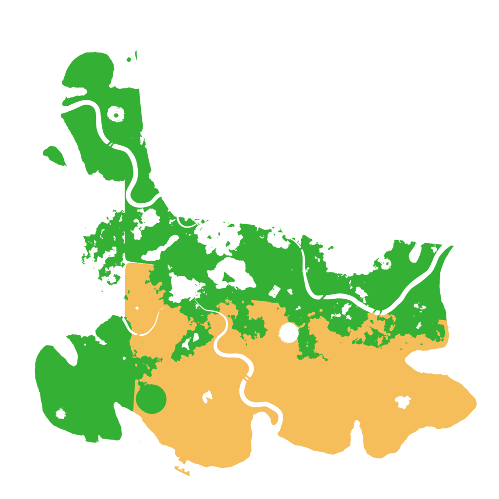 Biome Rust Map: Procedural Map, Size: 4500, Seed: 621327655