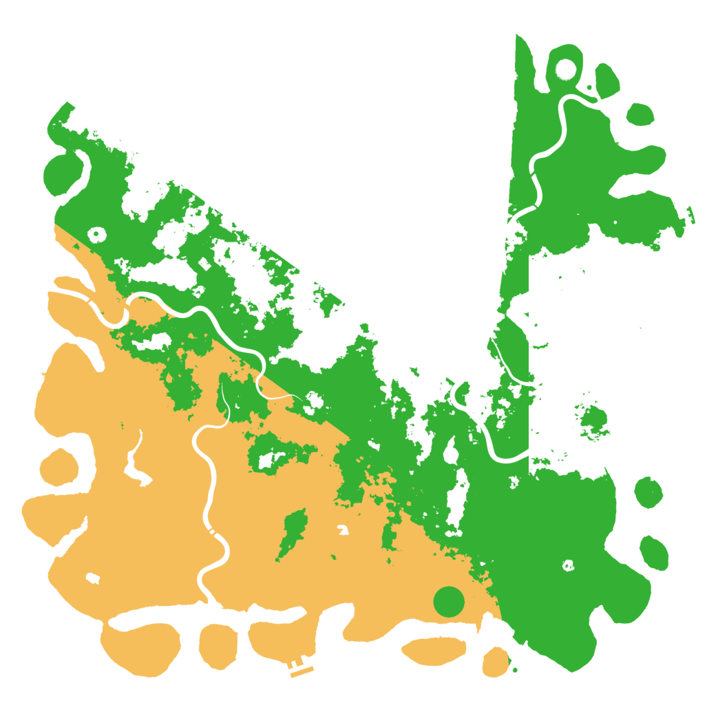 Biome Rust Map: Procedural Map, Size: 6000, Seed: 214667104