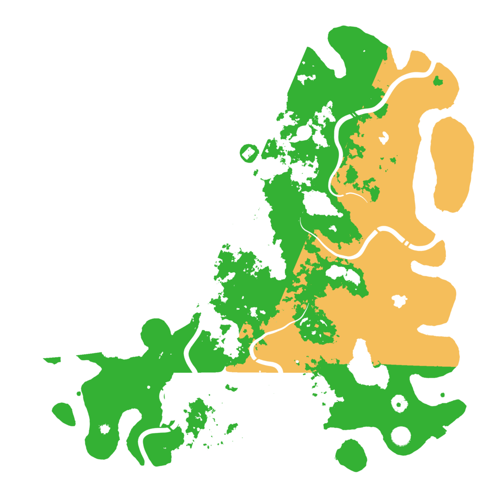 Biome Rust Map: Procedural Map, Size: 4500, Seed: 717040676