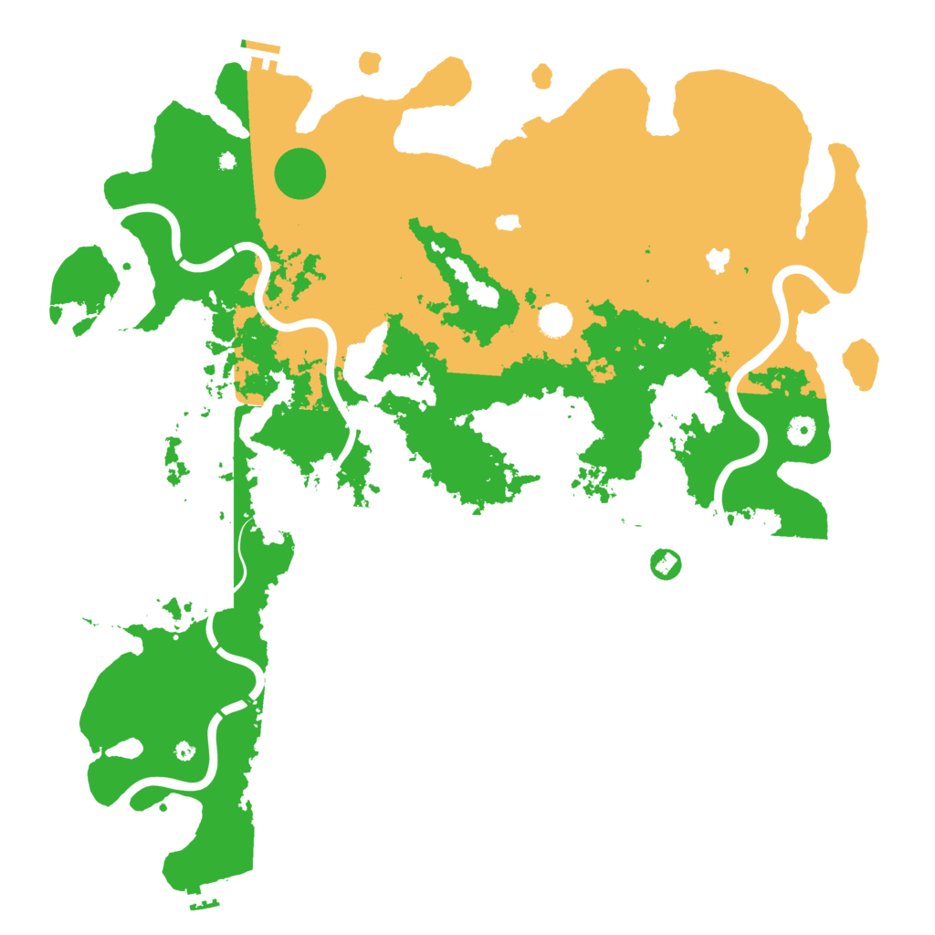 Biome Rust Map: Procedural Map, Size: 4800, Seed: 71000