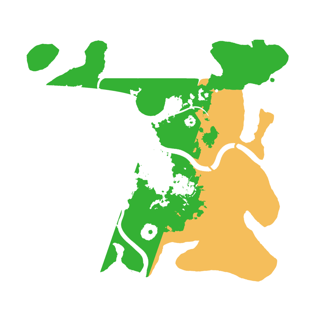 Biome Rust Map: Procedural Map, Size: 2900, Seed: 77449510