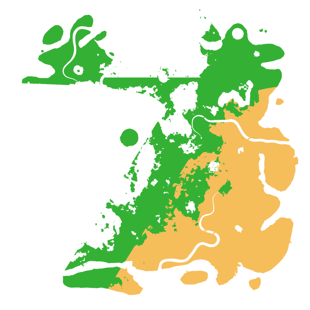 Biome Rust Map: Procedural Map, Size: 4800, Seed: 349644003
