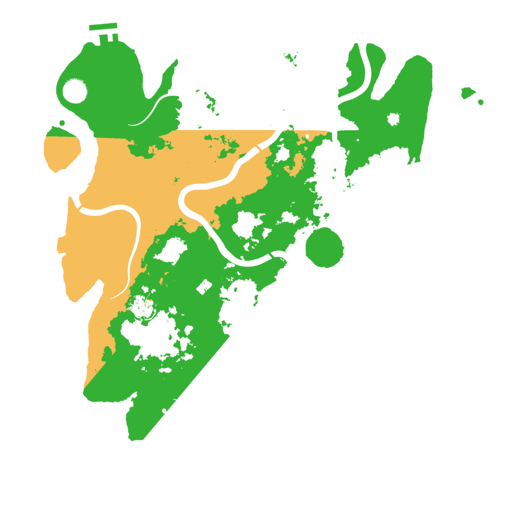 Biome Rust Map: Procedural Map, Size: 3750, Seed: 921903570