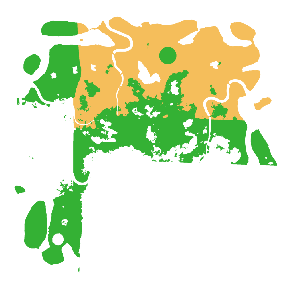 Biome Rust Map: Procedural Map, Size: 4500, Seed: 1055092787