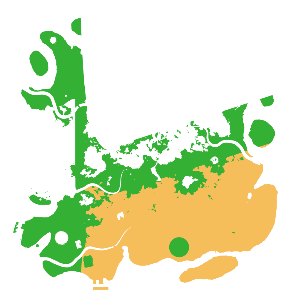 Biome Rust Map: Procedural Map, Size: 4000, Seed: 867840661