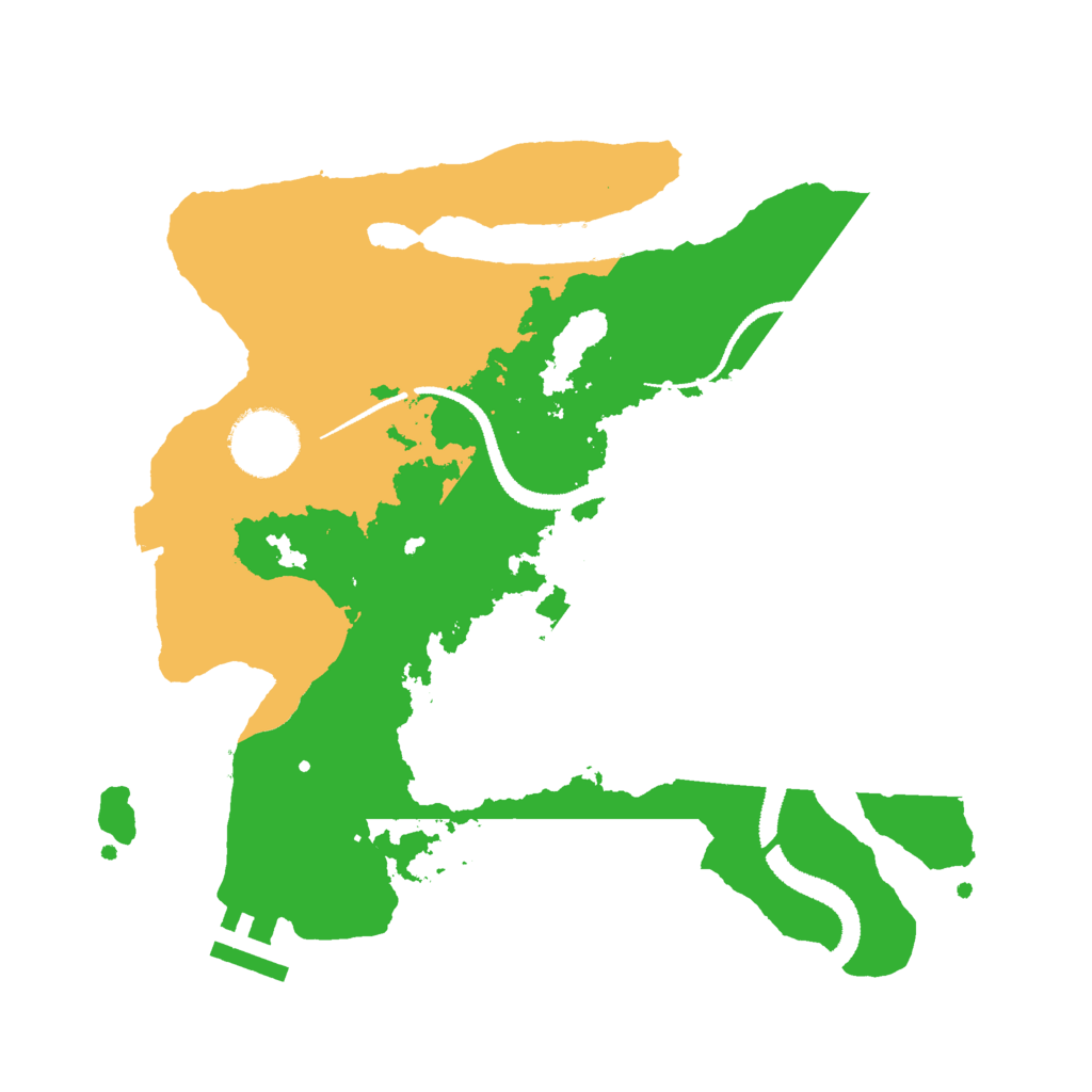 Biome Rust Map: Procedural Map, Size: 2800, Seed: 965665