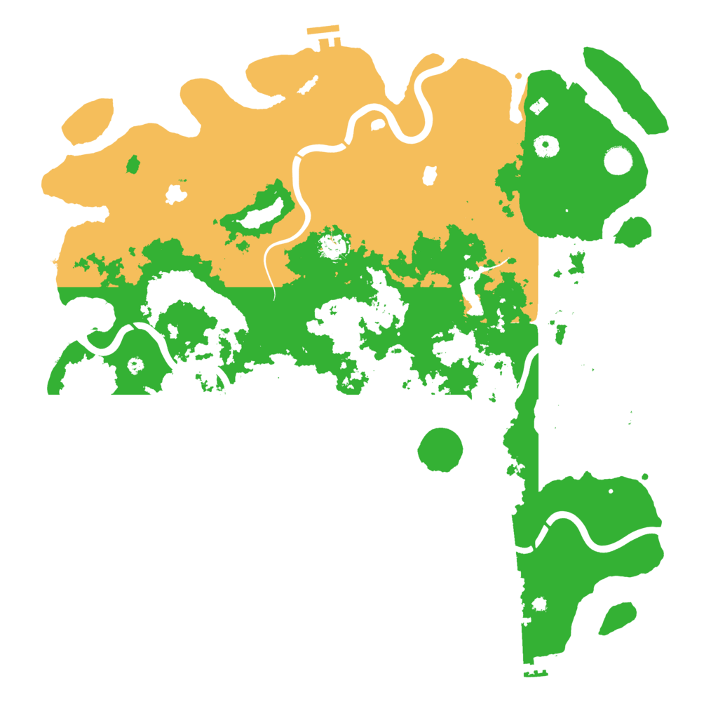 Biome Rust Map: Procedural Map, Size: 4500, Seed: 618700589