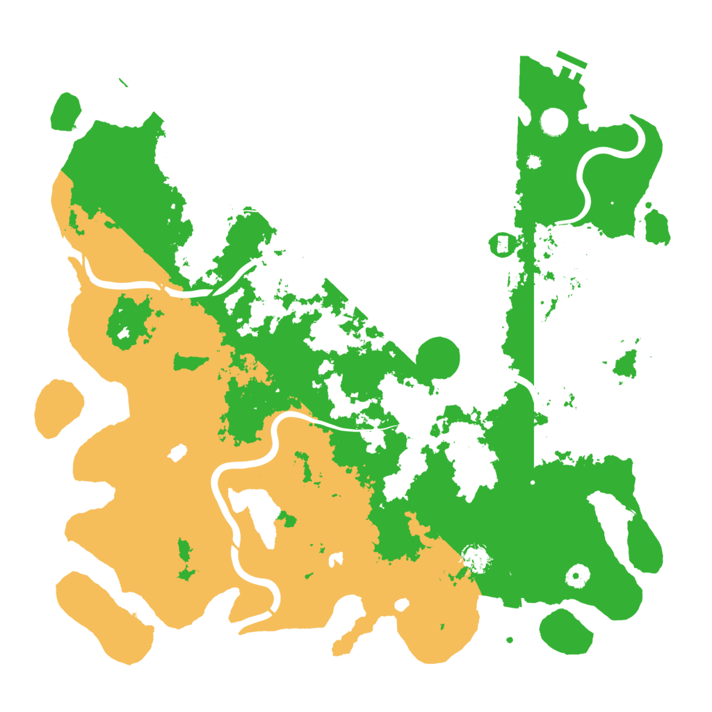 Biome Rust Map: Procedural Map, Size: 4500, Seed: 1247203694