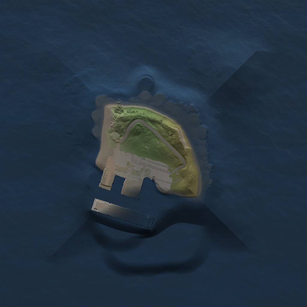 Rust Map: Procedural Map, Size: 1000, Seed: 1701723975, 2 Monuments