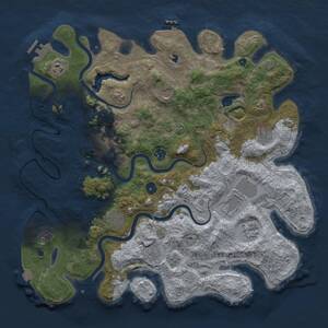 Thumbnail Rust Map: Procedural Map, Size: 4250, Seed: 1348490708, 16 Monuments