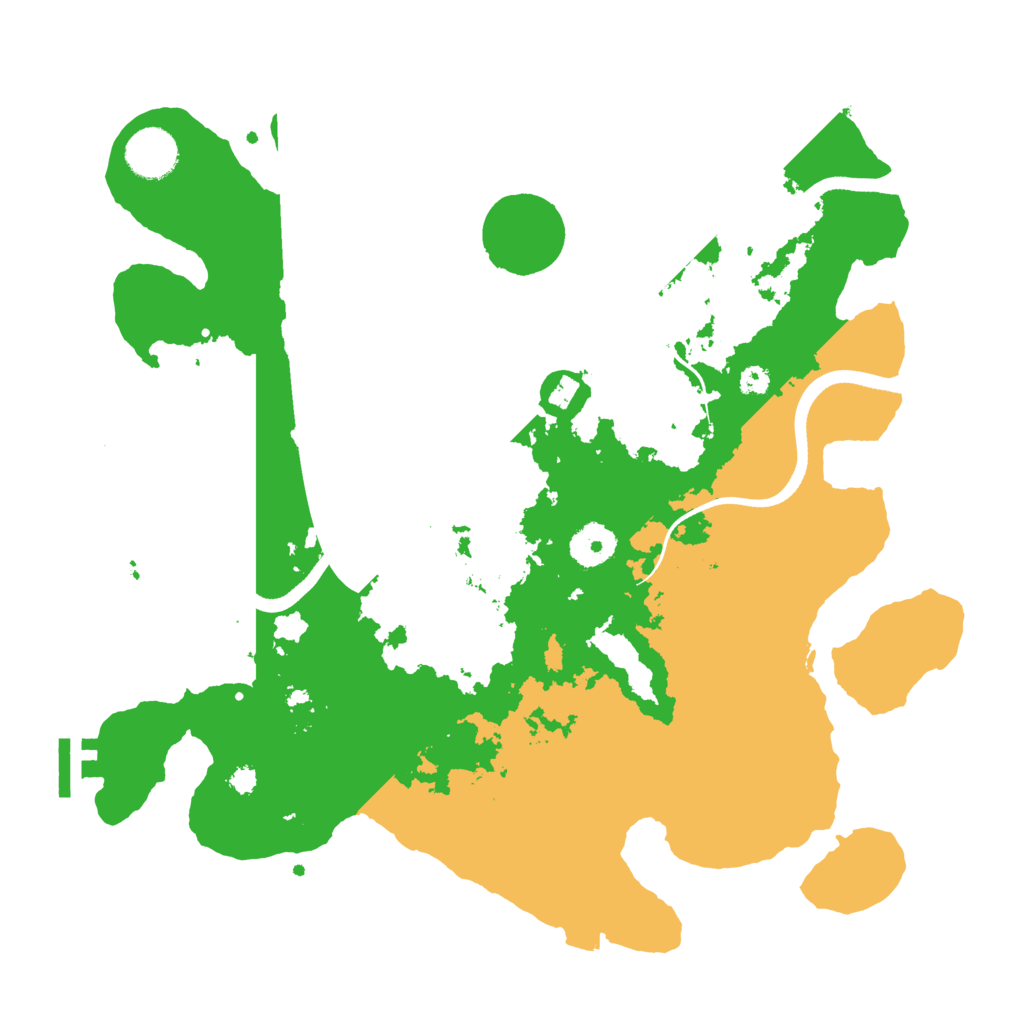 Biome Rust Map: Procedural Map, Size: 3500, Seed: 1921425367