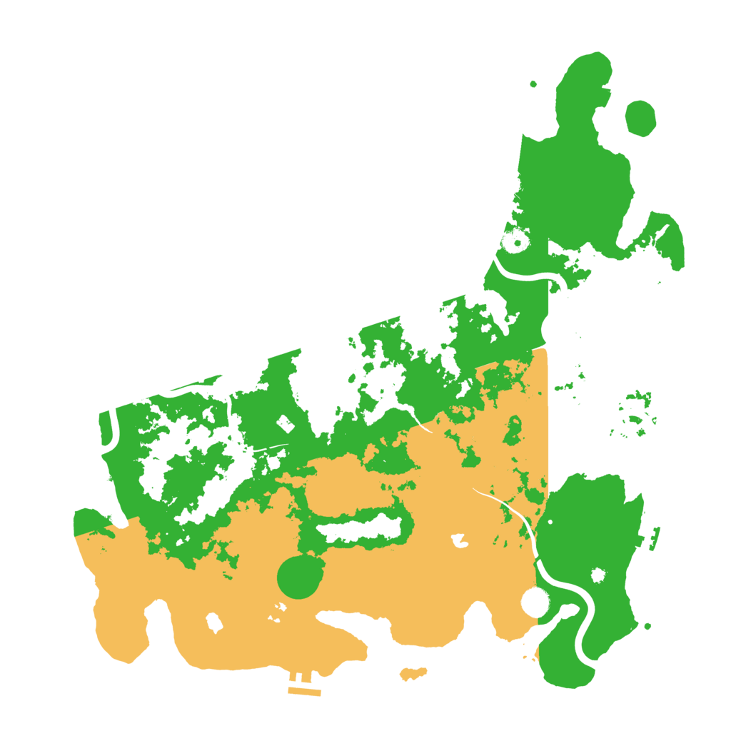 Biome Rust Map: Procedural Map, Size: 4500, Seed: 629983655