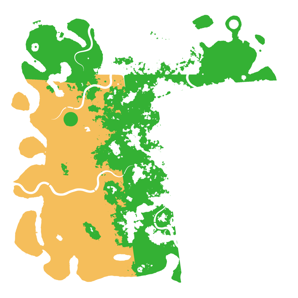 Biome Rust Map: Procedural Map, Size: 5500, Seed: 2097358162