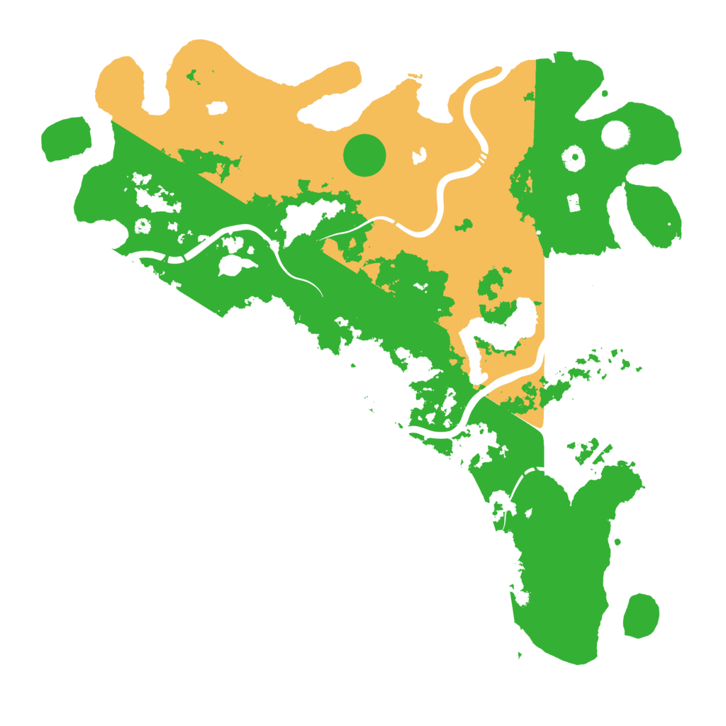 Biome Rust Map: Procedural Map, Size: 4500, Seed: 1408274401