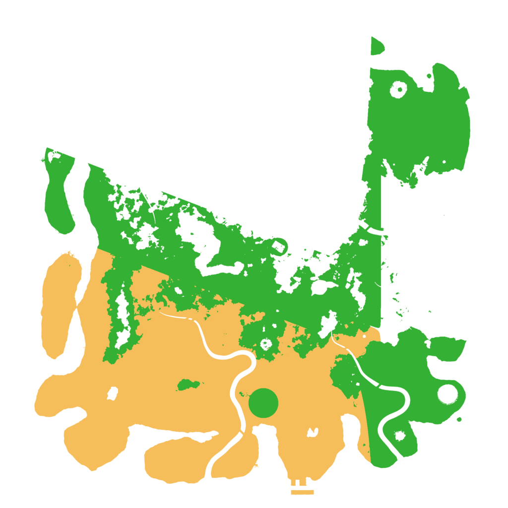 Biome Rust Map: Procedural Map, Size: 4500, Seed: 920474851