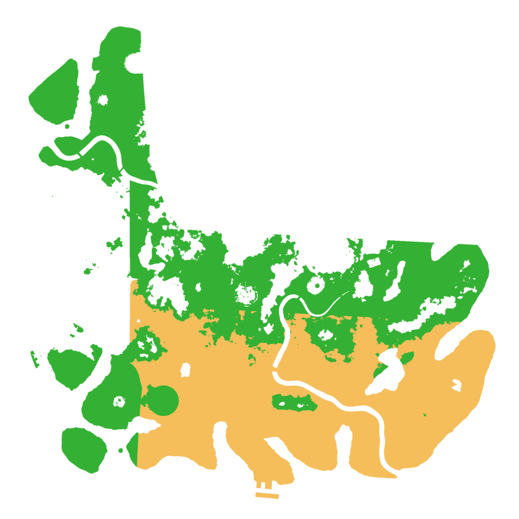 Biome Rust Map: Procedural Map, Size: 4500, Seed: 1422557623