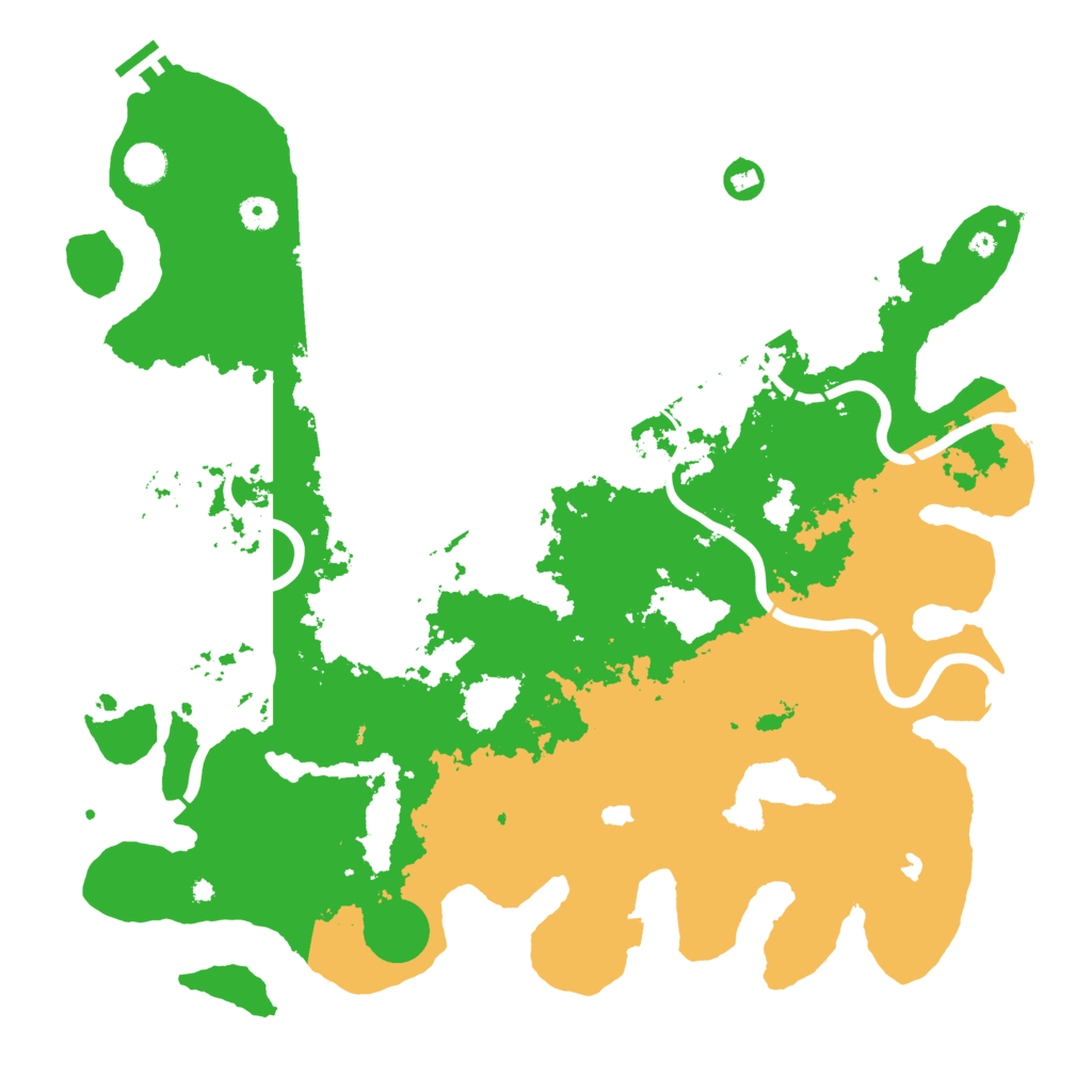 Biome Rust Map: Procedural Map, Size: 4500, Seed: 1956805550