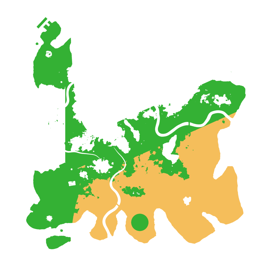 Biome Rust Map: Procedural Map, Size: 4000, Seed: 1229305923