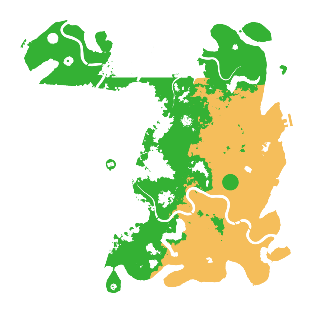Biome Rust Map: Procedural Map, Size: 5000, Seed: 1714958615