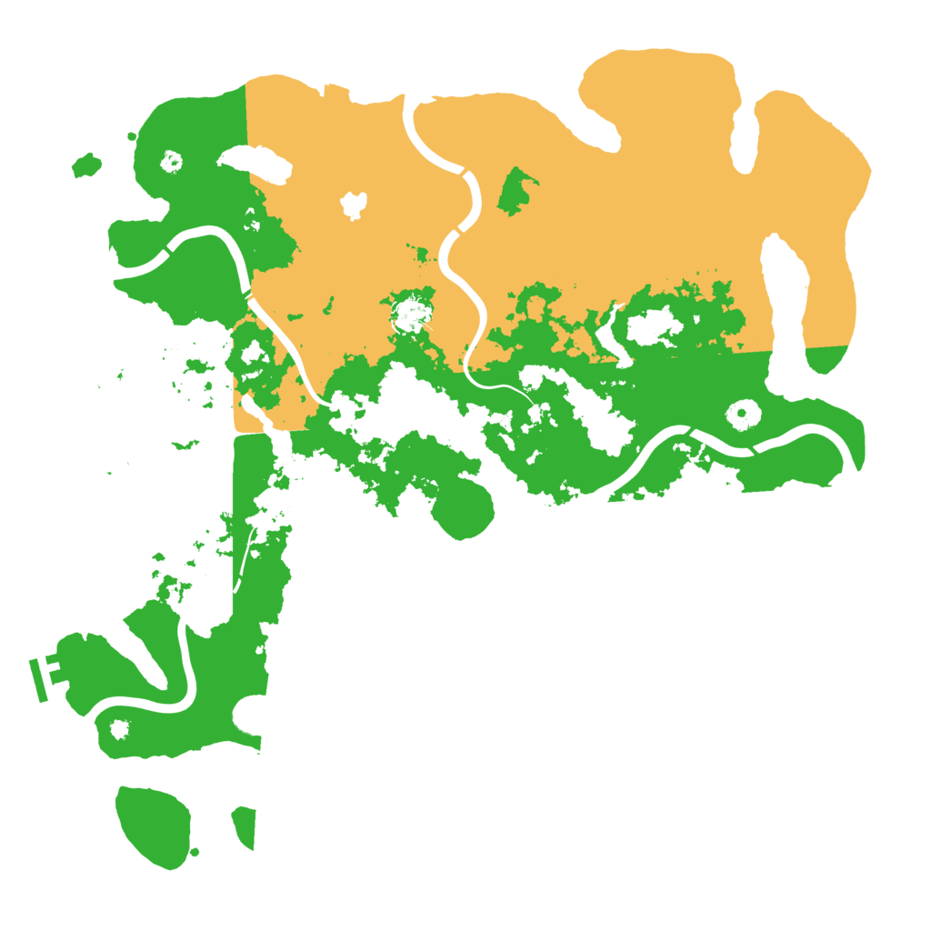Biome Rust Map: Procedural Map, Size: 4300, Seed: 1385996634