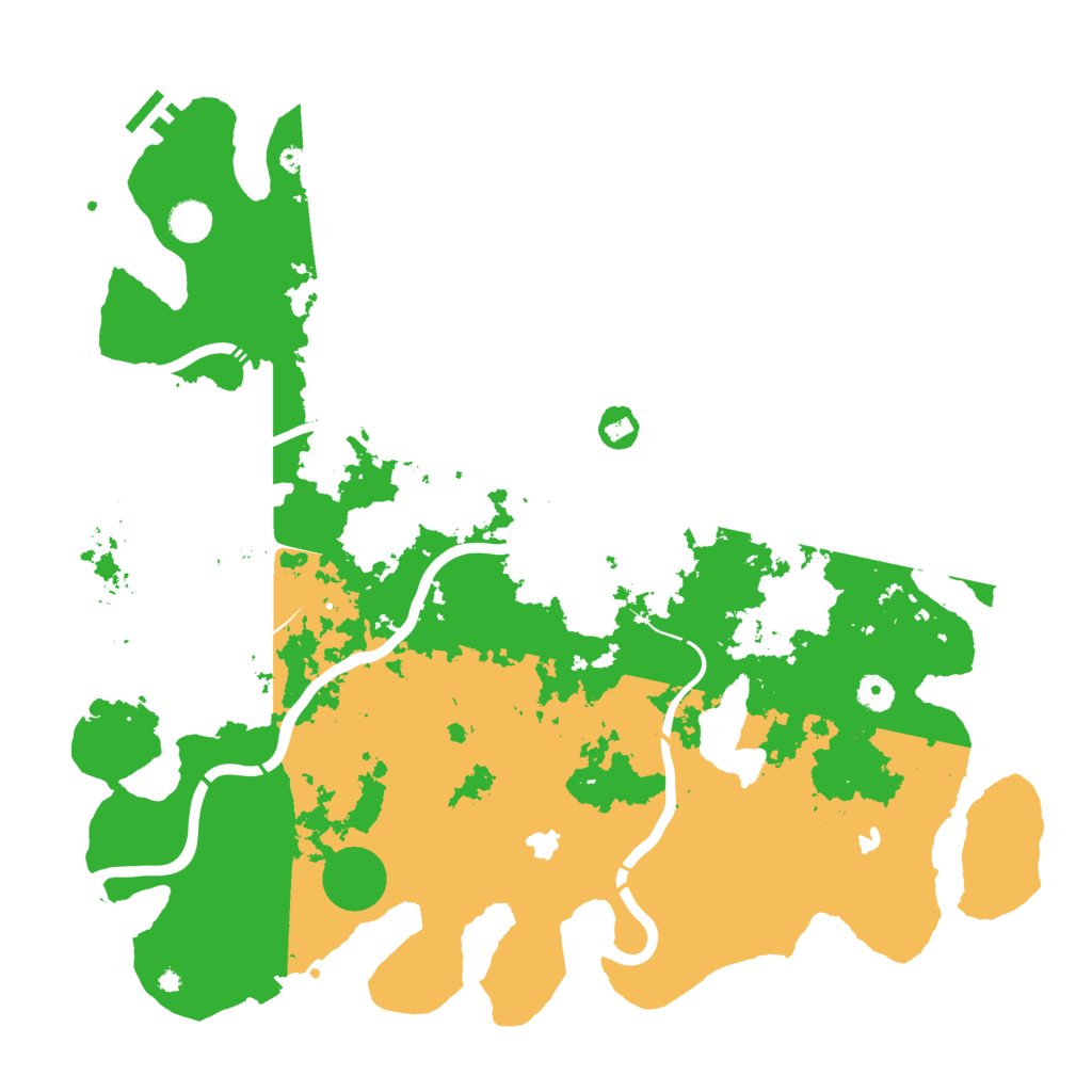 Biome Rust Map: Procedural Map, Size: 4500, Seed: 1288875059