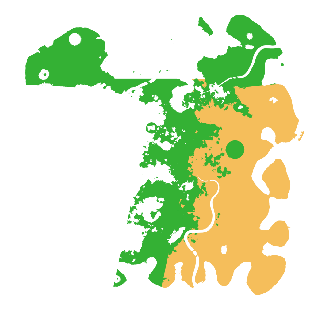 Biome Rust Map: Procedural Map, Size: 4500, Seed: 343418732