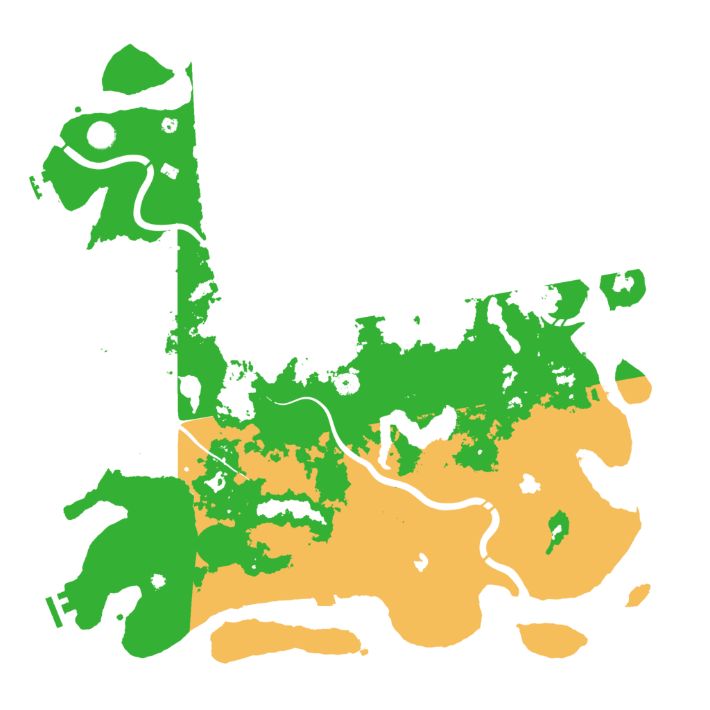 Biome Rust Map: Procedural Map, Size: 4500, Seed: 878549812