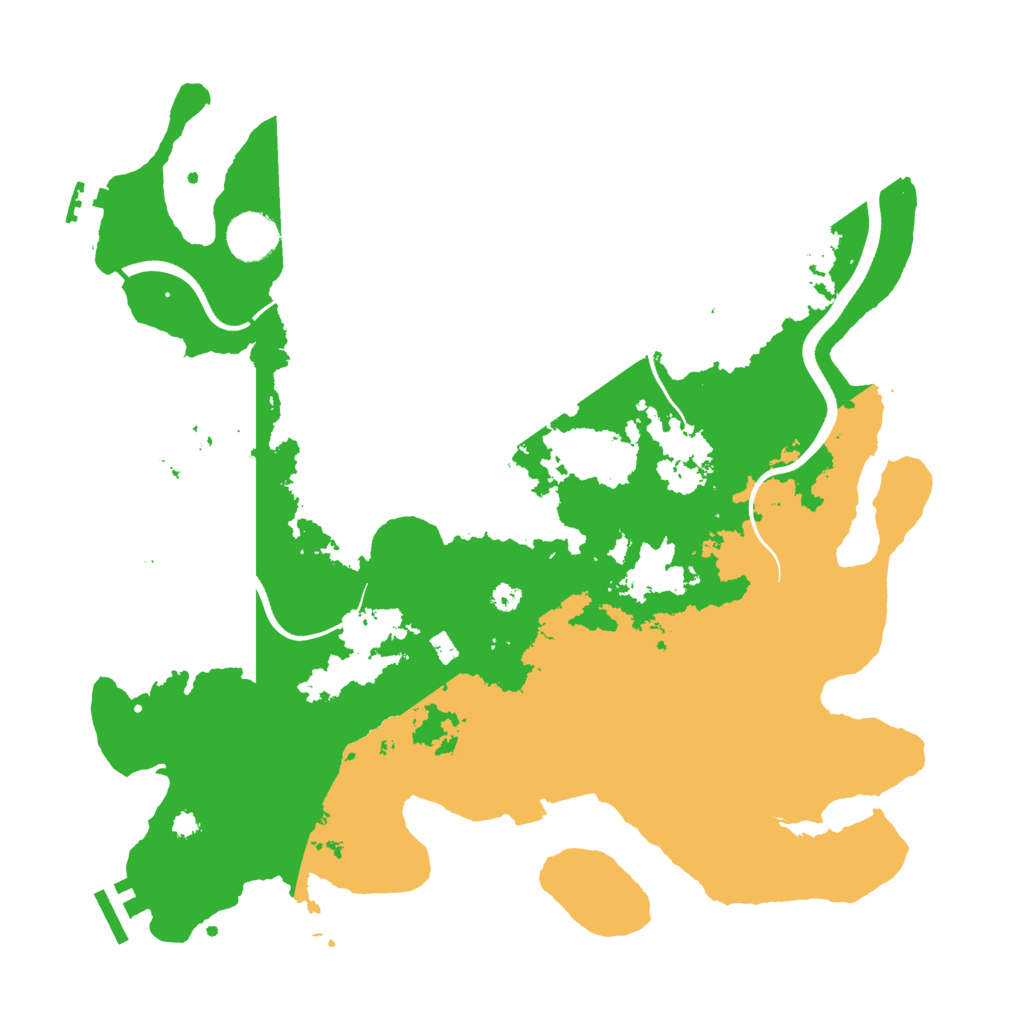 Biome Rust Map: Procedural Map, Size: 3650, Seed: 82898095