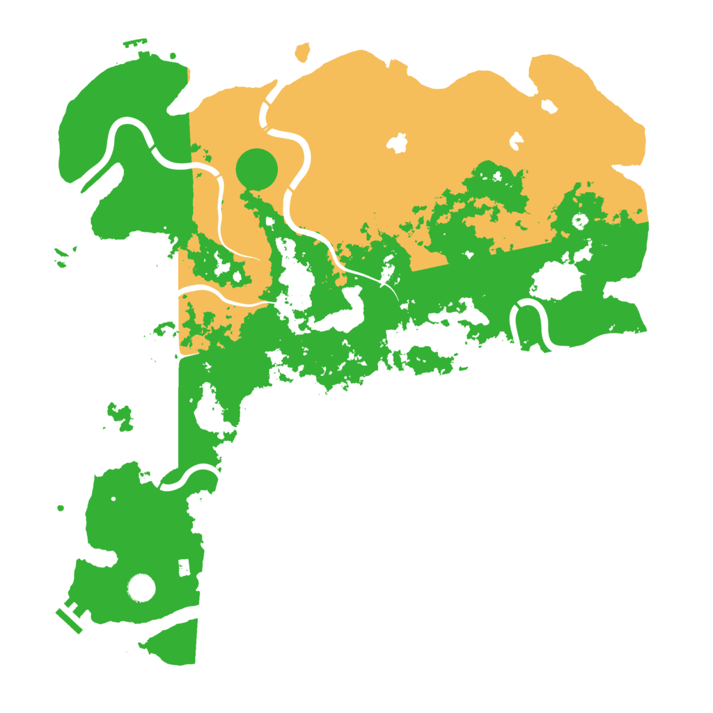 Biome Rust Map: Procedural Map, Size: 4500, Seed: 919415250