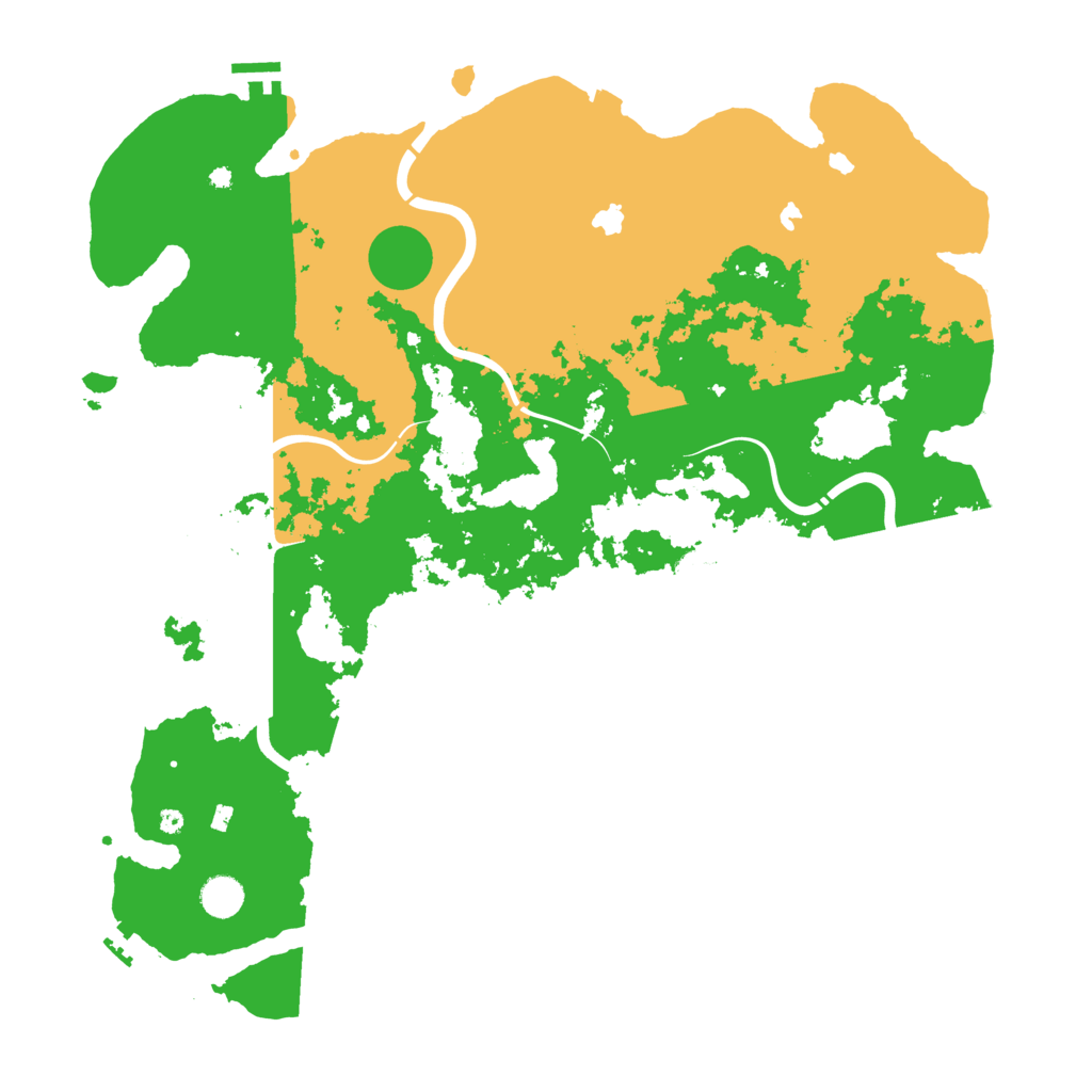 Biome Rust Map: Procedural Map, Size: 4500, Seed: 919415250