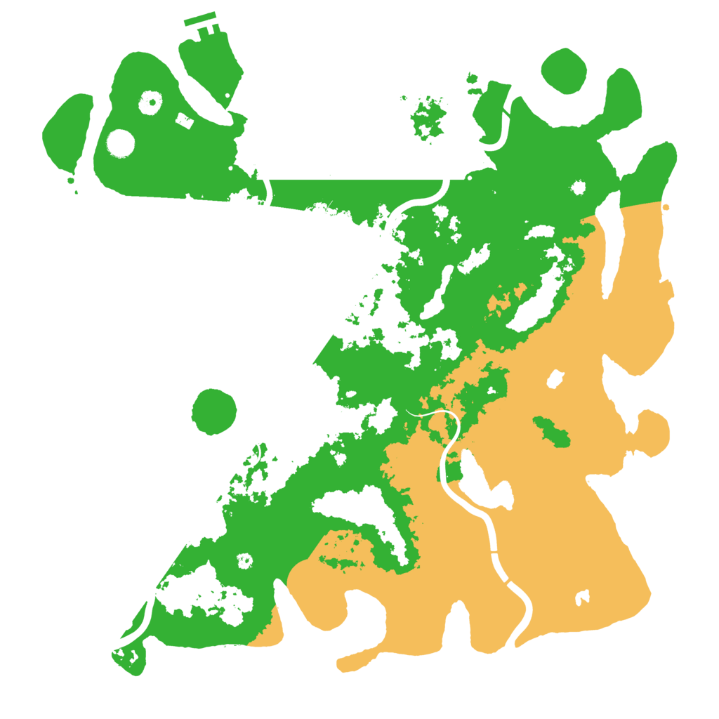 Biome Rust Map: Procedural Map, Size: 4500, Seed: 986096333
