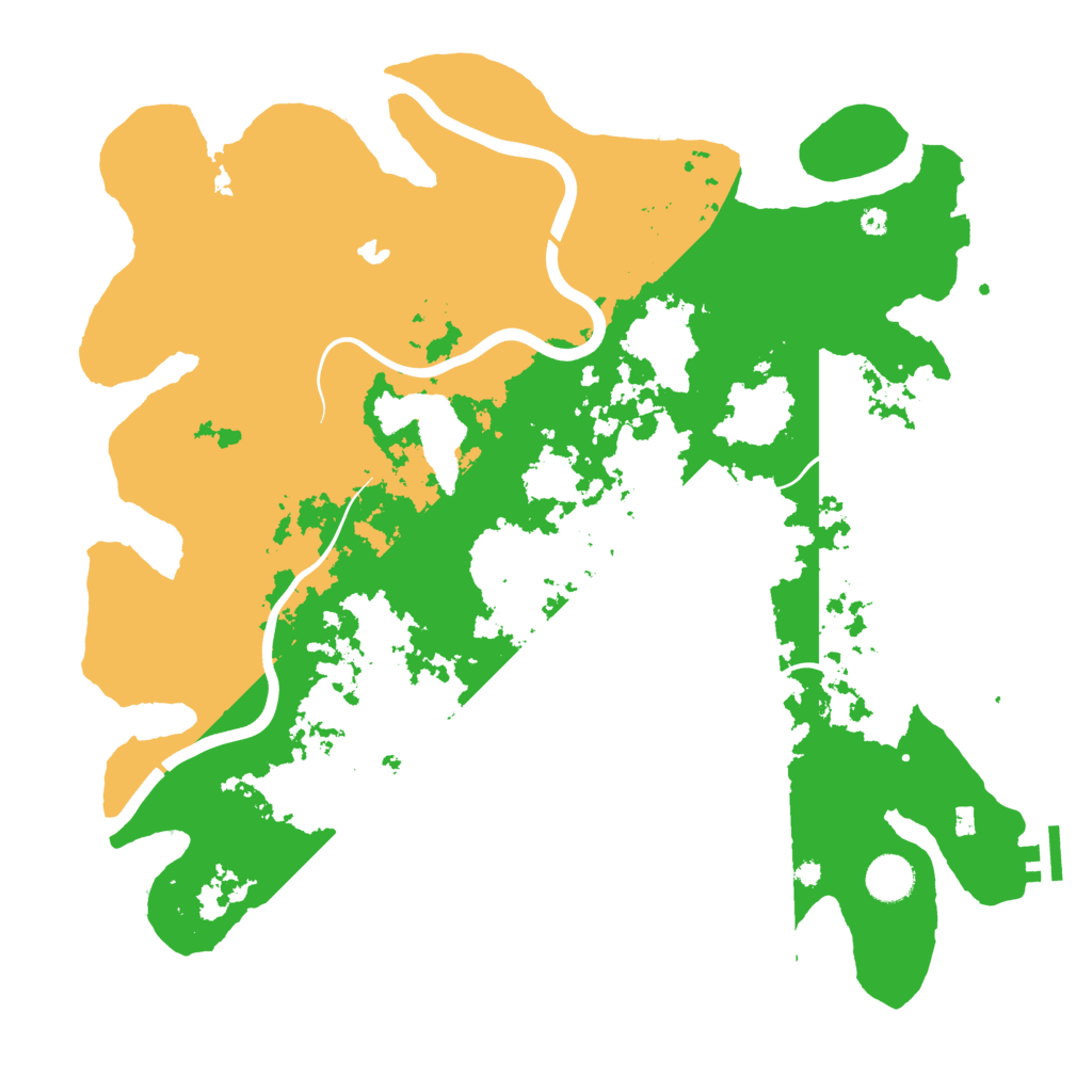 Biome Rust Map: Procedural Map, Size: 4000, Seed: 97125