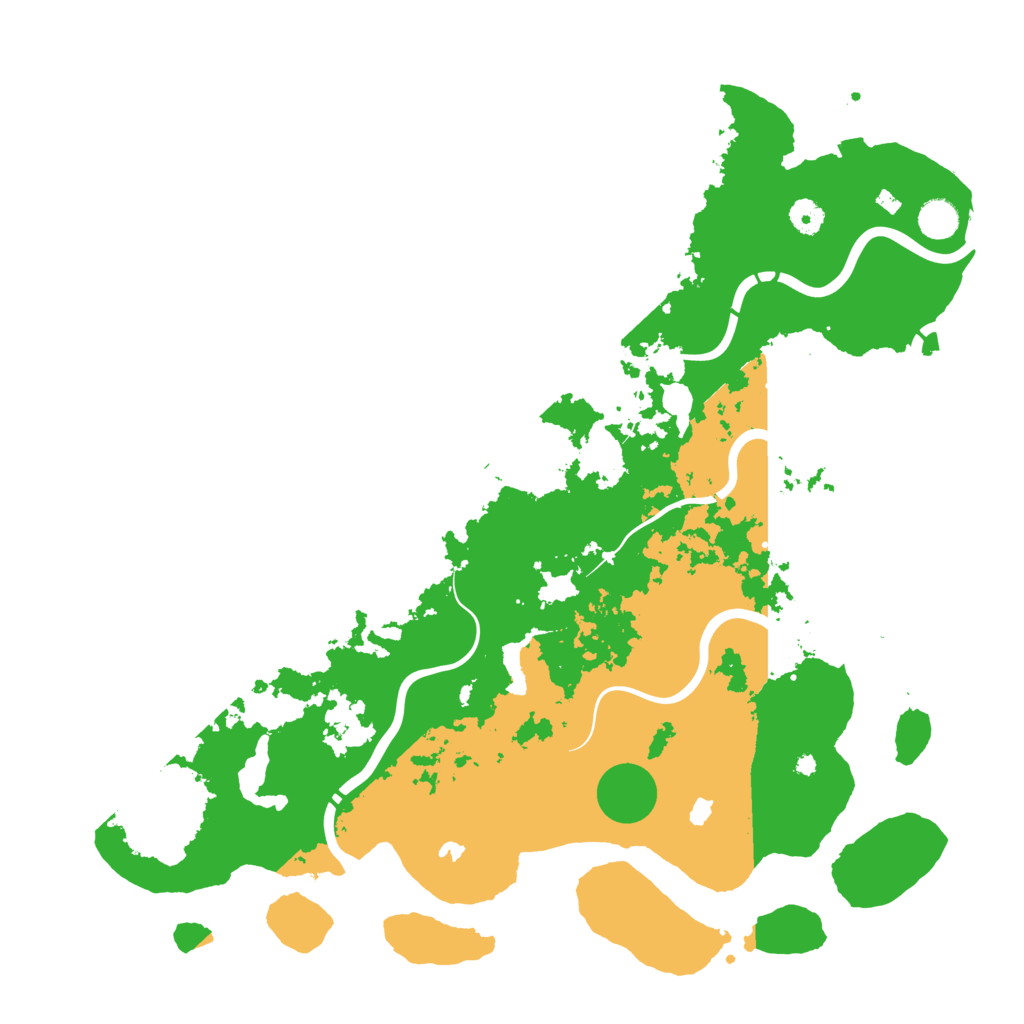 Biome Rust Map: Procedural Map, Size: 4500, Seed: 909090909