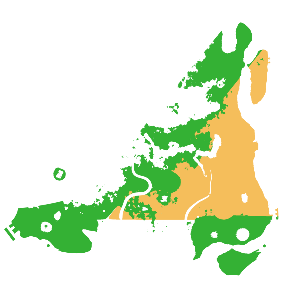 Biome Rust Map: Procedural Map, Size: 4000, Seed: 2070915629