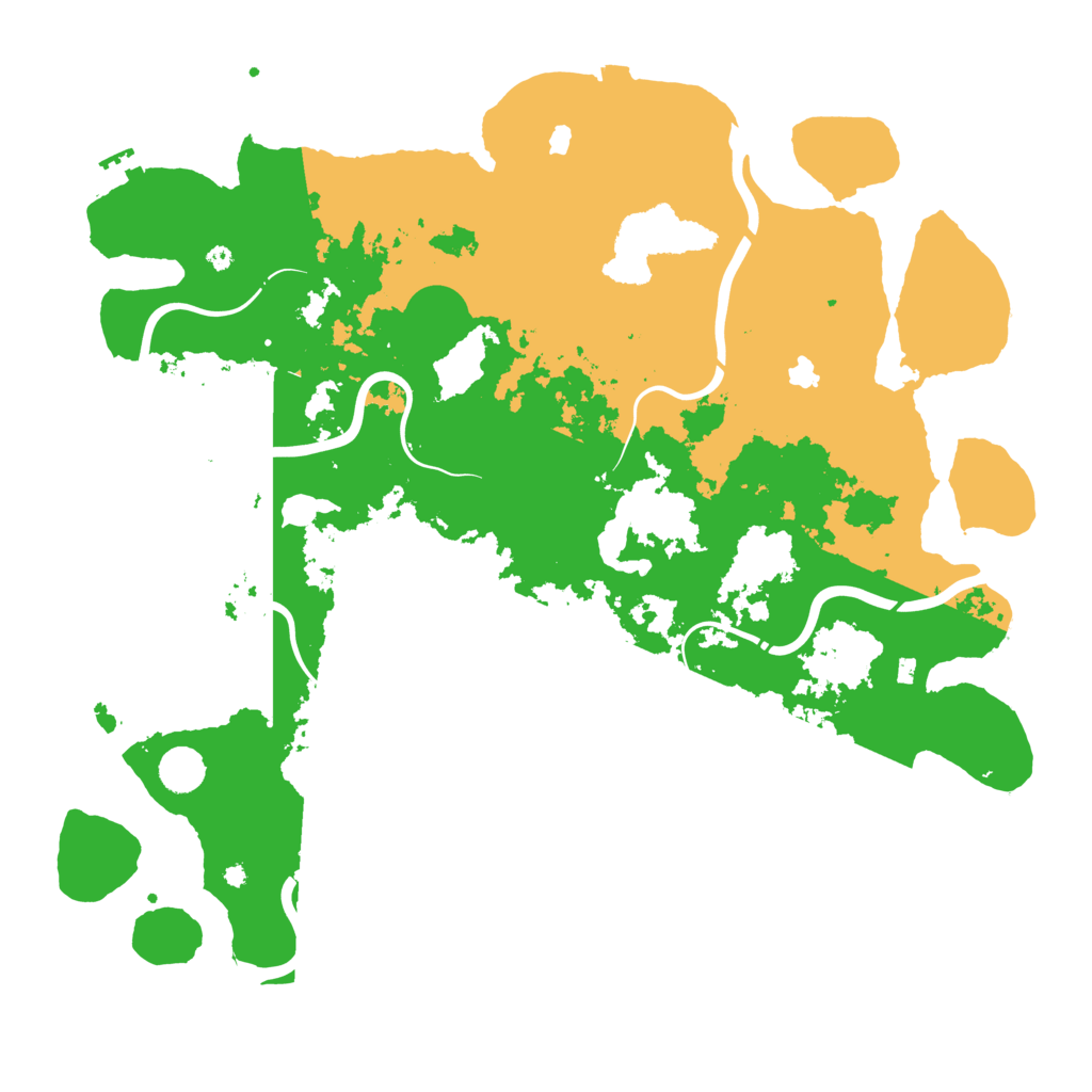 Biome Rust Map: Procedural Map, Size: 4500, Seed: 957515959