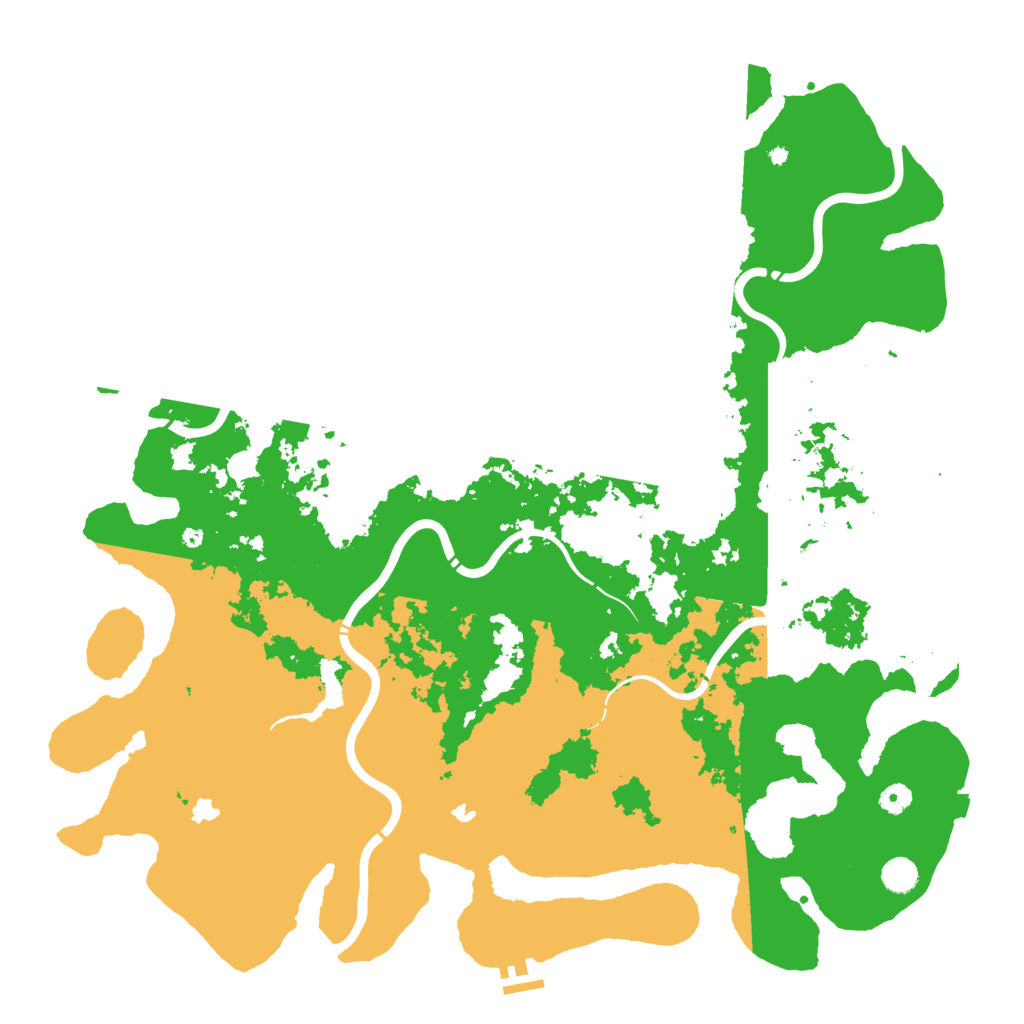 Biome Rust Map: Procedural Map, Size: 5000, Seed: 1464228514