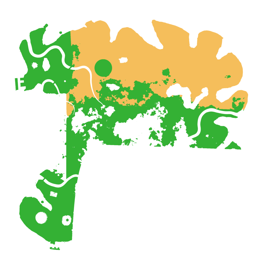 Biome Rust Map: Procedural Map, Size: 4000, Seed: 24823739