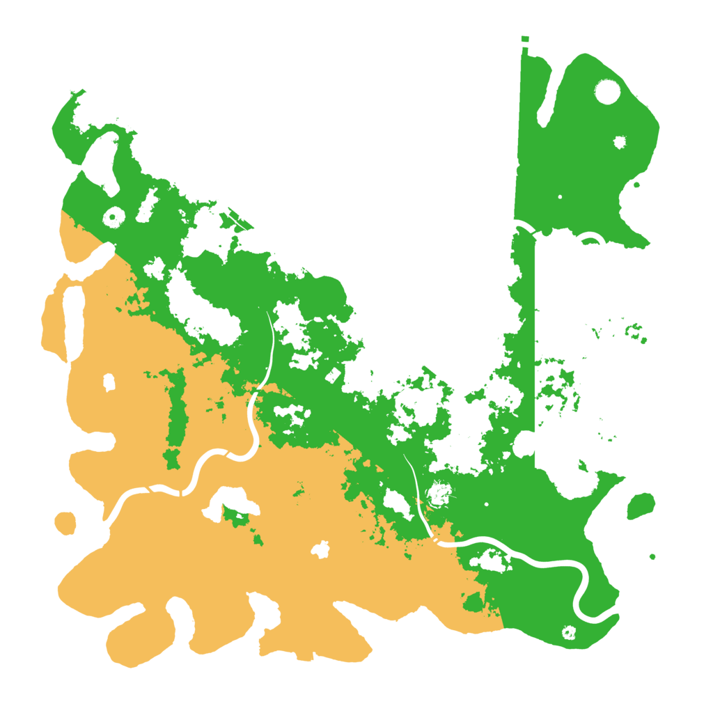 Biome Rust Map: Procedural Map, Size: 5000, Seed: 1399620636