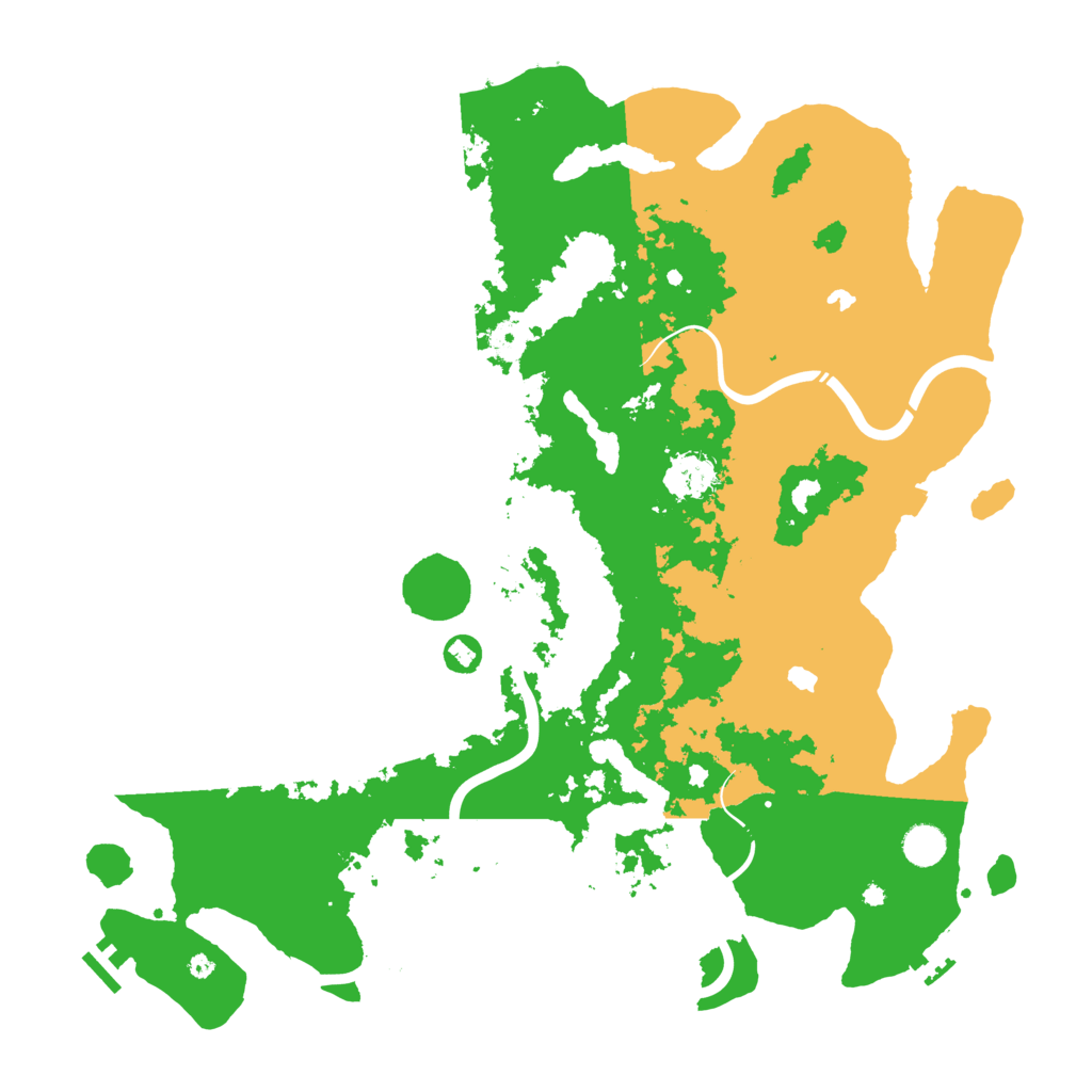 Biome Rust Map: Procedural Map, Size: 4500, Seed: 1775294