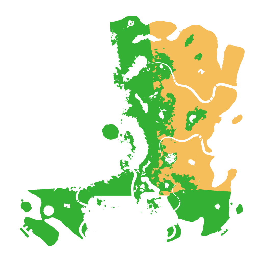 Biome Rust Map: Procedural Map, Size: 4500, Seed: 1775294