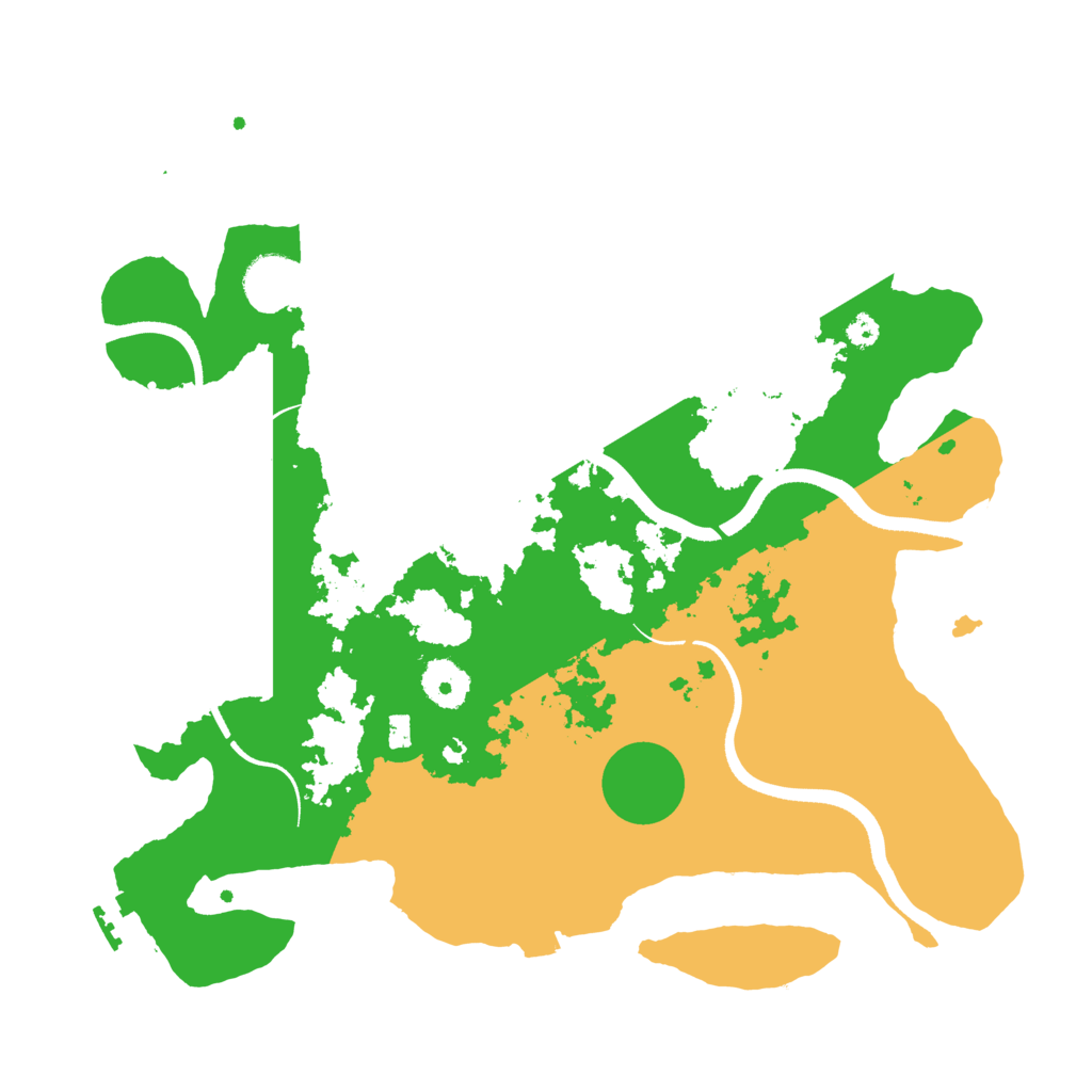 Biome Rust Map: Procedural Map, Size: 3500, Seed: 1642411742