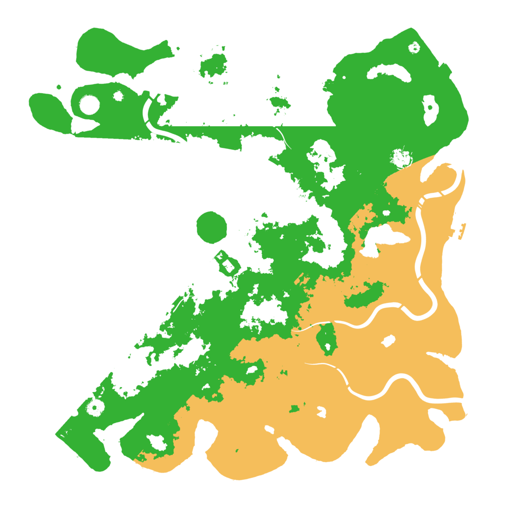 Biome Rust Map: Procedural Map, Size: 4500, Seed: 4703