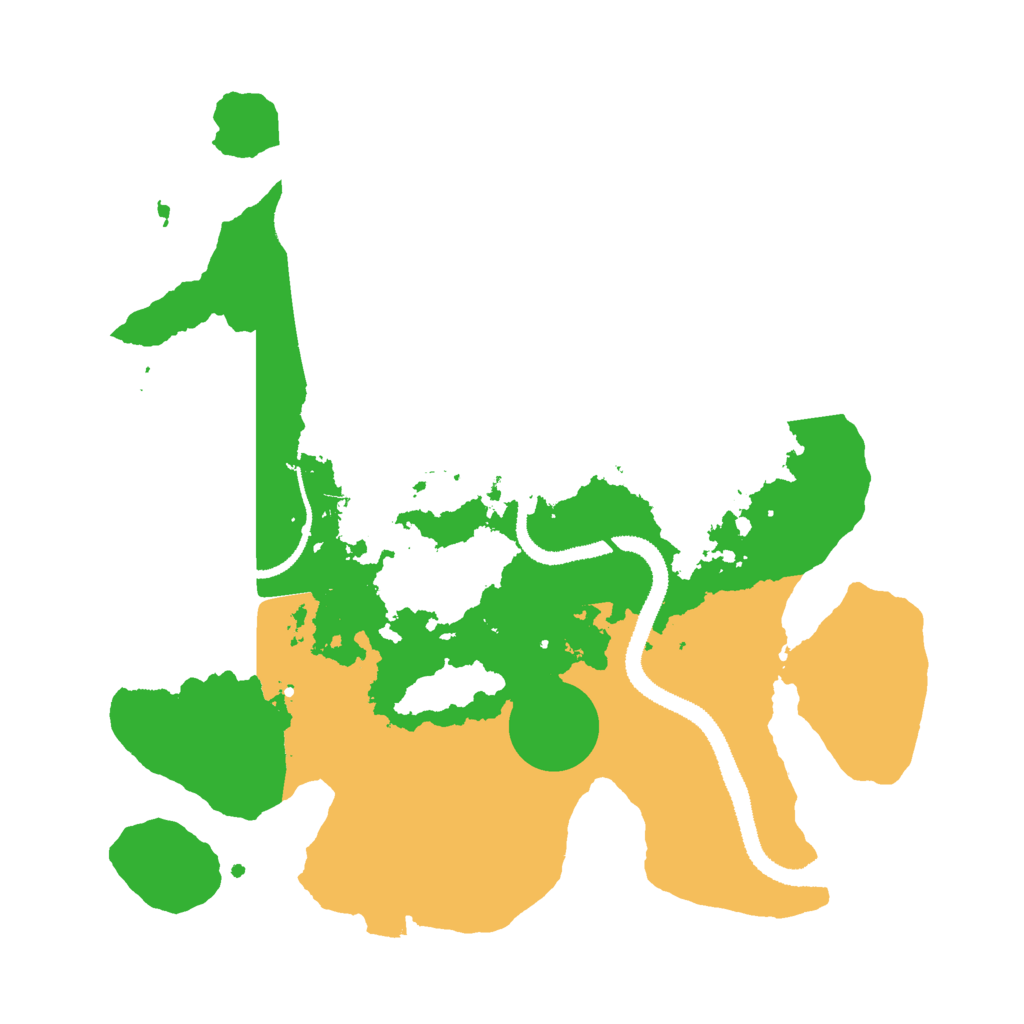 Biome Rust Map: Procedural Map, Size: 3000, Seed: 277215646