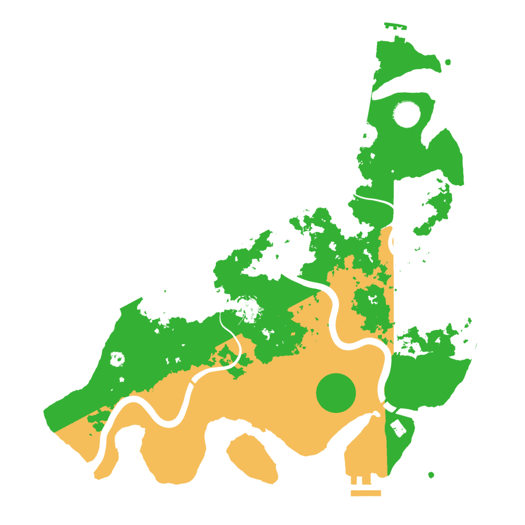 Biome Rust Map: Procedural Map, Size: 3500, Seed: 1865831598