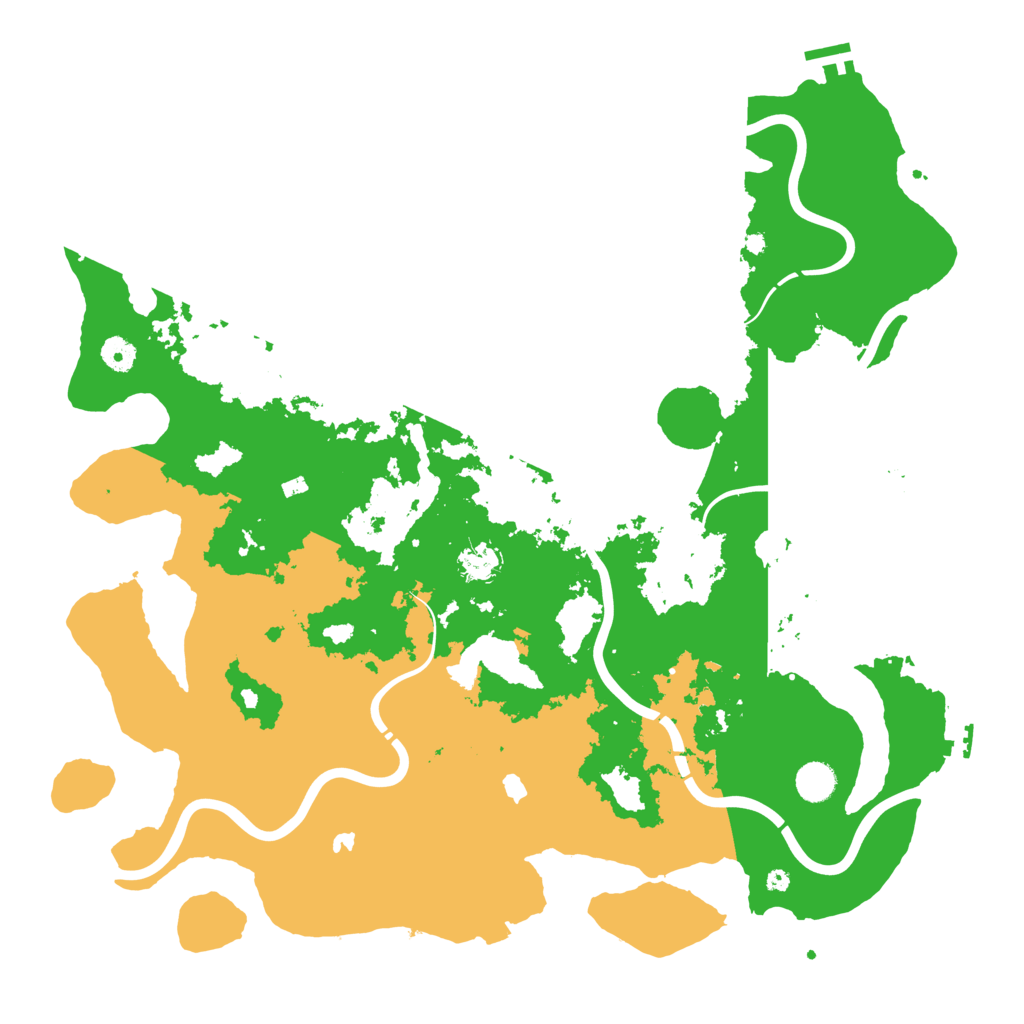 Biome Rust Map: Procedural Map, Size: 4500, Seed: 95349832