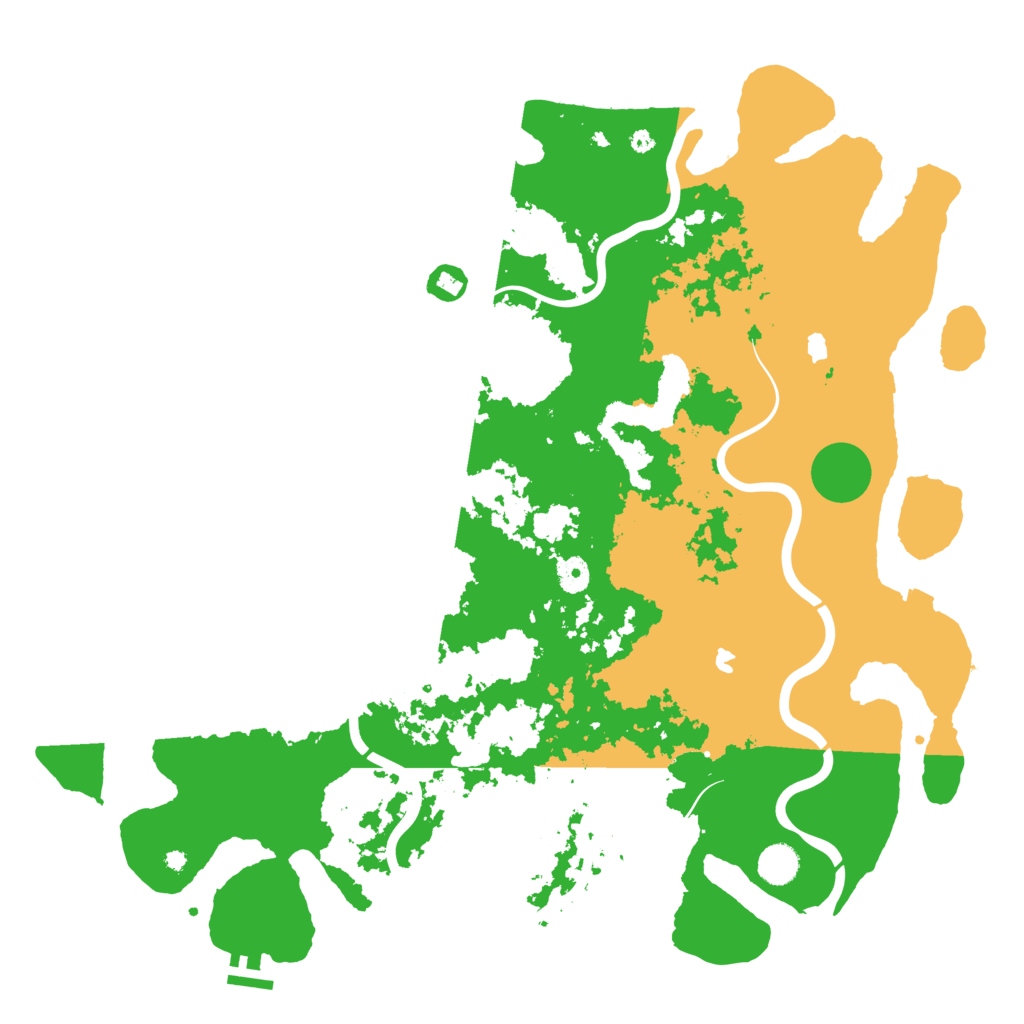 Biome Rust Map: Procedural Map, Size: 4500, Seed: 923183695