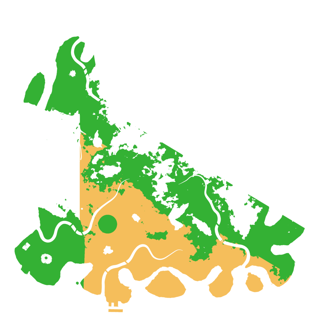 Biome Rust Map: Procedural Map, Size: 4500, Seed: 2047891269
