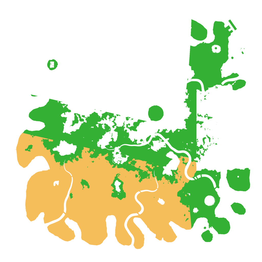 Biome Rust Map: Procedural Map, Size: 4500, Seed: 2065133230