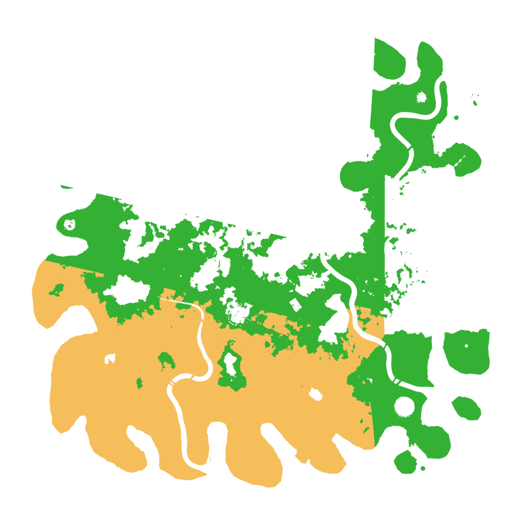 Biome Rust Map: Procedural Map, Size: 4500, Seed: 2065133230